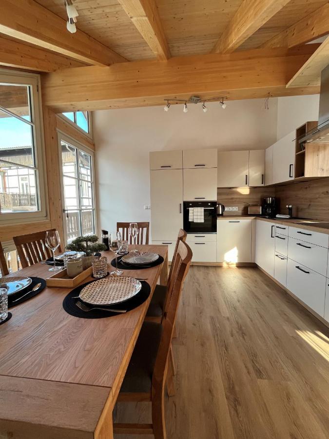 Ferienwohnung Blick Thyratal Obergeschoss Stolberg  Luaran gambar