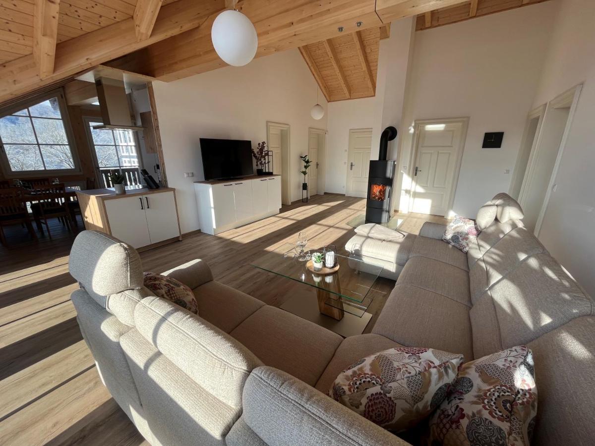 Ferienwohnung Blick Thyratal Obergeschoss Stolberg  Luaran gambar