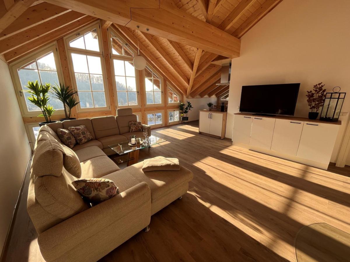 Ferienwohnung Blick Thyratal Obergeschoss Stolberg  Luaran gambar